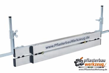 Preview: Abziehschiene Set Abziehschienen Pflasterbau Abziehlehre Set Schüttgutlehre Set Pflasterbauwerkzeug Set Splitt abziehen Werkzeug Pflasterplanum herstellen Abziehschienen Splitt Sand Kies Profi Set Pflasterbau Abziehschienen H1 H2 H3 H4 H5