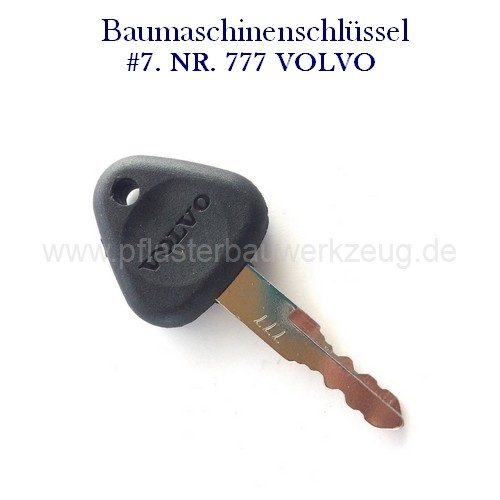 10Stk 777 Schlüssel Zündschlüssel für Volvo Bagger Neu 